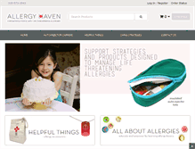 Tablet Screenshot of allergyhaven.com